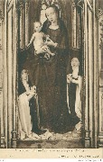 Châsse de Sainte-Ursule. La Vierge et l'Enfant.  Bruges. Hôpital Saint-Jean