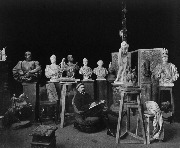 Walter Schott dans son atelier Walter Schott dans son atelier
