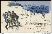 illustration pour la chanson "Les Petits Joyeux" du recueil de Bruant "A la Rue" illustration pour la chanson "Les Petits Joyeux" du recueil de Bruant "A la Rue"