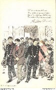 illustration pour la chanson "A Mazas" du recueil de Bruant "A la Rue" illustration pour la chanson "A Mazas" du recueil de Bruant "A la Rue"