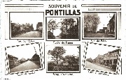 Souvenir de Pontillas Rue de l Eglise ,Route de Namur  etc...(multivues)