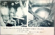 Les décombres du Grand Incendie de l Hôtel Continental le 14 octobre 1901 à Bruxelles