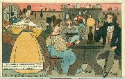 L'amitié cabaret 1830. grande fête patriotique organisée au marché de la Madeleine le 9-10-11 Avril 1910