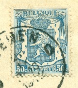 Petit sceau de l'Etat 50 centimes bleu Petit sceau de l'Etat 50 centimes bleu