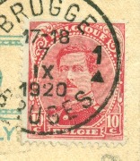 Roi Albert type I 10 centimes carmin