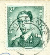 Roi Baudouin type Marchand 2 Fr Vert Roi Baudouin type Marchand 2 Fr Vert