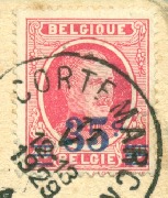 Roi Albert type Houyoux surcharge 35 sur 40 centimes rose Roi Albert type Houyoux surcharge 35 sur 40 centimes rose