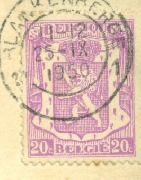 Petit sceau de l'Etat 20 centimes lilas