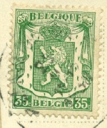 Petit sceau de l'Etat 35 centimes vert clair