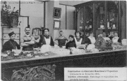 Fabrication du chocolat Meurisse à l'expo 1910 Section allemande Emballage et ex