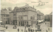 Arlon. Grand-place et rue du marché au beurre