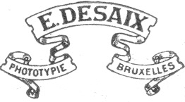 E. Desaix Phototypie Bruxelles