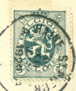 Lion Héraldique 5 centimes Bleu-gris