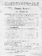 Bonne année 1922 E. KRUGER & Cie 39 boulevard de Strasbourg Paris Xe