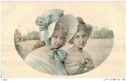 (2 jeunes filles romantiques) (2 jeunes filles romantiques)