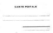 Carte Postale 58mm non divisé 4 lignes pas timbre sans M 
