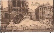 Anvers. Monument Baron Dhanis Antwerpen Standbeeld Baron Dhanis