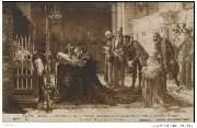 Karel Ooms. Philippe II roi d'Espagne rend les derniers hommages à son frère. Anvers - Musée des Modernes