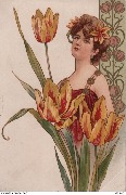 (Femme aux 3 tulipes)