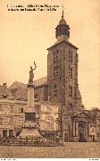 Tournai. Eglise Sainte-Marguerite et monument Francais, Place de Lille