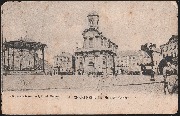 Kiosque - Charleroi, La pl du Centre - DS. NB - 26-11-1902 - Dest Alexandrie, Egypte - Edition François Bertrand - N° 3