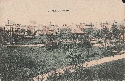 Kiosque - Charleroi, Le Parc - DD. Coul - 1909 - M. Marcovici, édit Bruxelles
