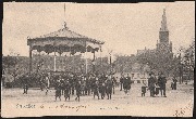 Kiosque - Bruxelles, Place Sainte Croix - DD. NB - 10 mars 1905