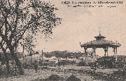 Kiosque - Charleroi, Expo Charleroi 1911 - Les Jardins vue vers le Village Japonais