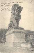 La Gileppe. Le lion de la Gileppe. Proportion du Lion