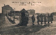 Hoogboom (Cappellen). Régiment de chemin de fer Génie Entrée du camp. Spoorwegregiment Ingang