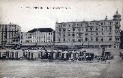 Blankenberghe. La Plage à Marée haute