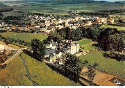 Ermeton-sur-Biert. Vue aérienne Le village et le Monastère Notre Dame