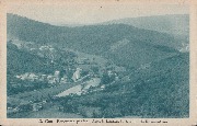 Coo. Panorama général, dans le lointain le Viaduc de Roanne-Coo