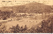 Rivière-sur-Meuse L'Ecluse et vue vers le Pont de Lustin