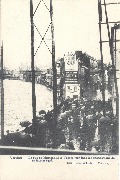 Verviers.  La rue du Marteau et la Vesdre pendant les inondations du 27 février 1906