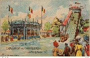 Exposition Charleroi 1911. Luna-Gardens-Attractions. Water Chute