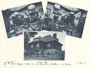 Feuillet publicitaire - N° 112 - Hostellerie Henri IV: façade et le café Feuillet publicitaire - N° 112 - Hostellerie Henri IV: façade et le café