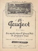 Les 24 heures de Spa 1926 - La 18 s/s Peugeot - 