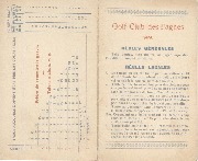SPA - Carte de membre - Golf Club des Fagnes - Règles générales et locales