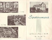 SPA - DEPLIANT Publicitaire - Spaloumont, Maison de vacance - 2x(21,5x13,5)