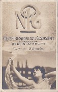 NPG Neue Photographische Gesellschaft Actiengesellschaft Berlin Steglitz. Vertreter C. Brandes