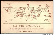 LA VIE SPORTIVE 10 cartes postales en couleurs (2ème série) par Harry ELIOTT