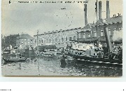 Willebroek. Le Canal et les bureaux de la Papeterie De Naeyer et Cie