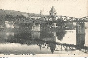 Hastière. Le pont sur la Meuse et l'Eglise