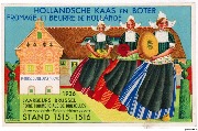 Foire commerciale de Bruxelles 1936 Hollansche Kaas en  Boter Fromage et beurre de Hollande Stands 1515-1516Princess Juliana Hoeve