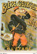 Bière GEORGES de Lyon. A l'étape