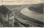 Marche-les-Dames. Vue panoramique des bords de Meuse vers Namèche