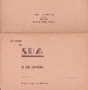 Spa. CARNET de 8 Vues détachables - Souvenir de Spa et des Environs