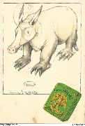 Cigarettes St Michel. (un tapir fumeur)