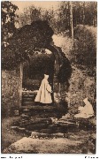 Abbaye d'Orval La Fontaine Mathilde en ruines